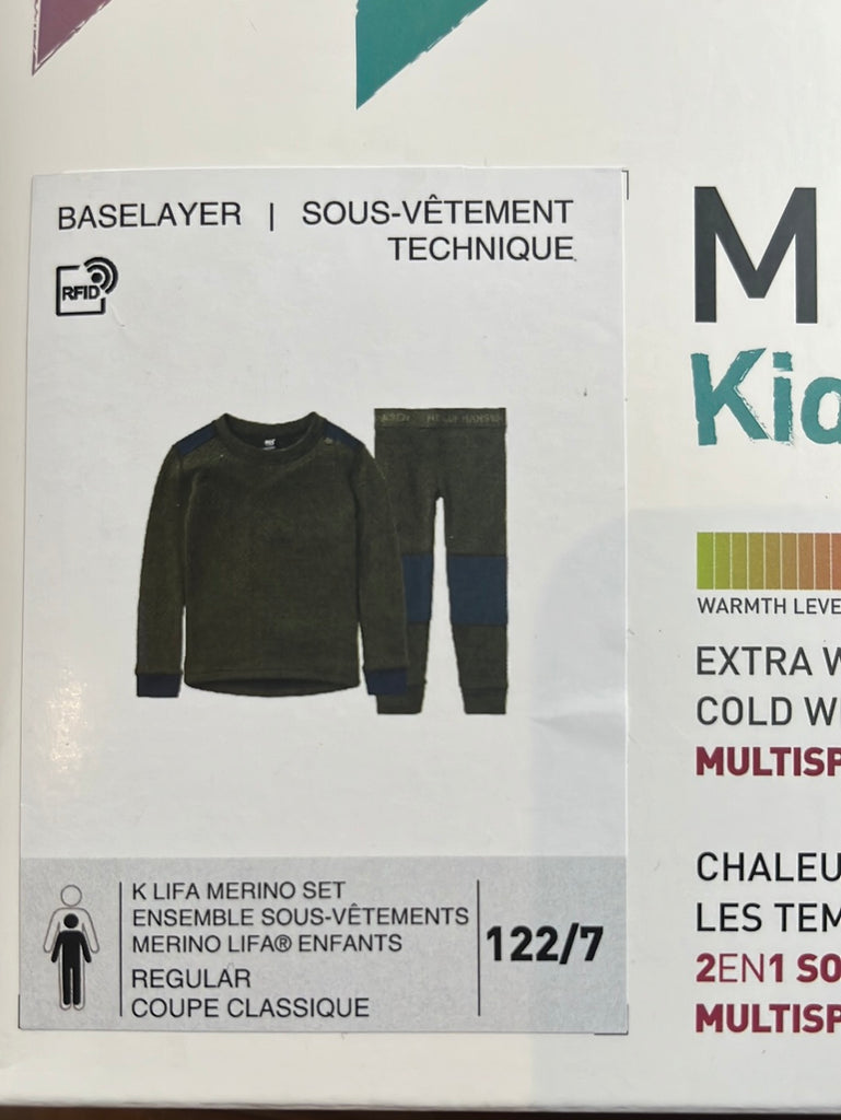 Helly Hansen Kids LIFA Merino Wool Base layer Set