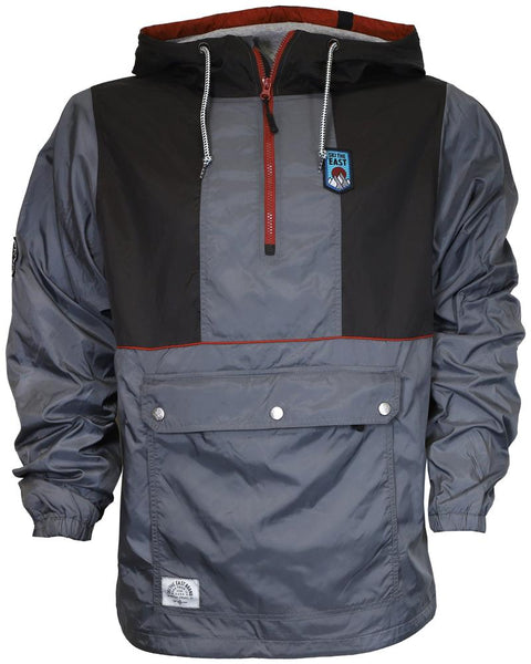 Ski The East Men's Gale Force Half Zip Windbreaker