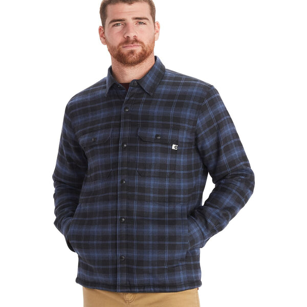 Marmot Men's Ridgefield Heavyweight Sherpa-Lined Flannel Jacket
