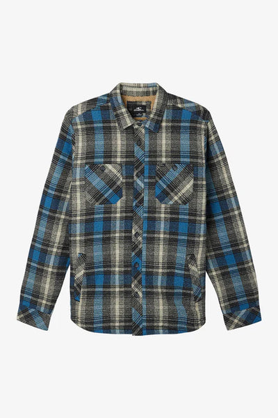 O’Neill Mens Redmond Sherpa Flannel - Black