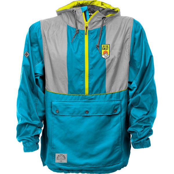 Ski The East Men's Gale Force Half Zip Windbreaker